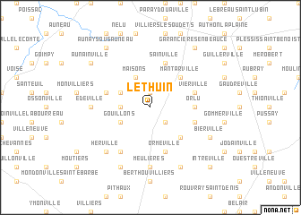 map of Léthuin