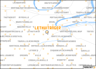 map of Le Thuit-Anger