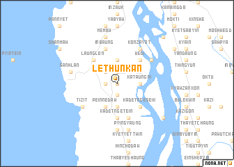 map of Lethunkan