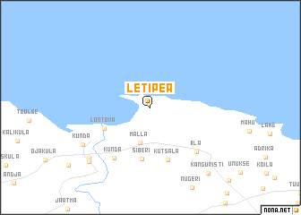 map of Letipea