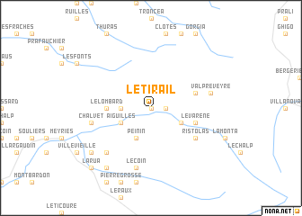 map of Le Tirail