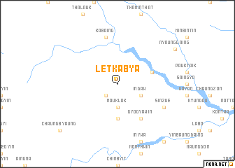 map of Letkabya