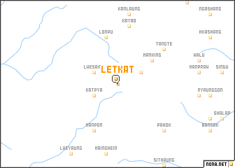 map of Letkat