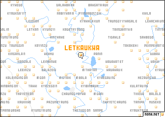 map of Letkaukwa