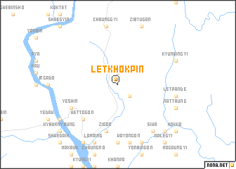 map of Letkhokpin