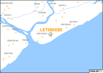 map of Letkokkon