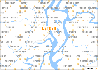 map of Letkya