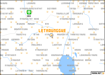 map of Letmaunggwe