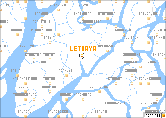 map of Letmaya