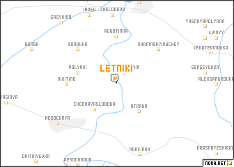 map of Letniki