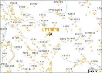 map of Letnono