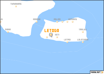 map of Letoda
