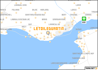 map of LʼÉtoile du Matin