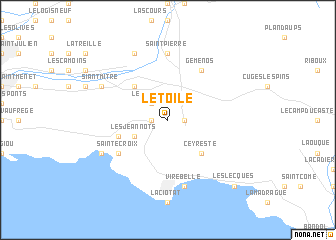 map of LʼÉtoile
