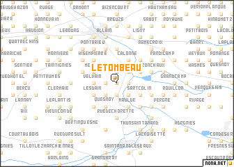 map of Le Tombeau