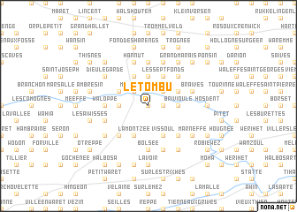 map of Le Tombu