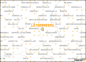 map of Le Torp-Mesnil