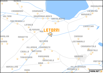 map of Le Torri