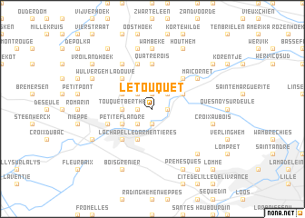 map of Le Touquet