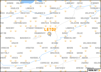 map of Letov