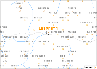 map of Letpabya