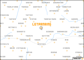 map of Letpanaing