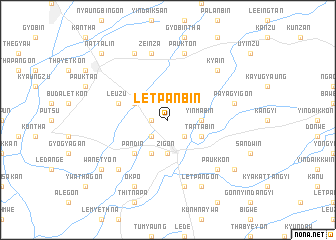 map of Letpanbin