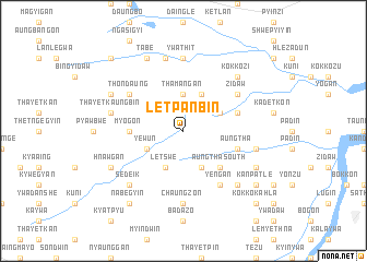 map of Letpanbin