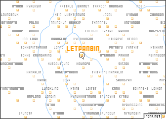 map of Letpanbin