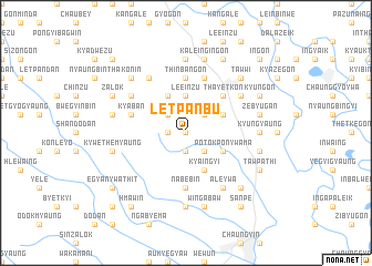 map of Letpanbu