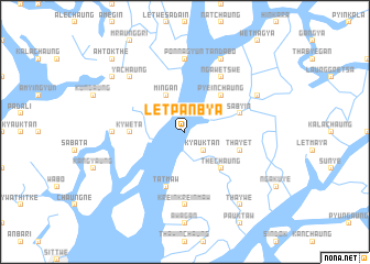 map of Letpanbya