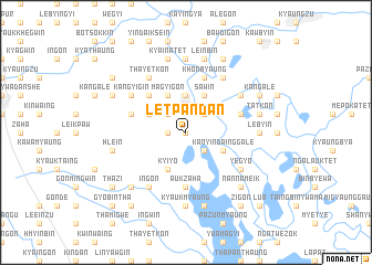 map of Letpandan