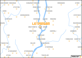 map of Letpandan