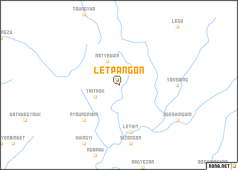 map of Letpangon