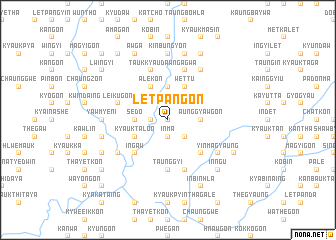 map of Letpangon