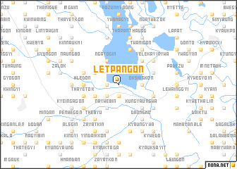 map of Letpangon