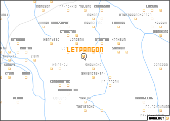 map of Letpangon