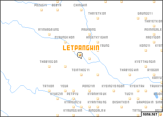 map of Letpangwin