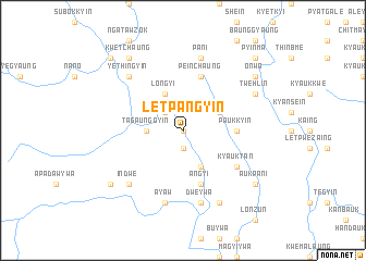 map of Letpangyin