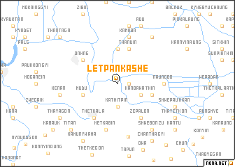 map of Letpankashe