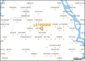 map of Letpanpin