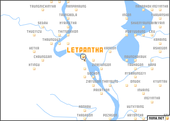 map of Letpantha