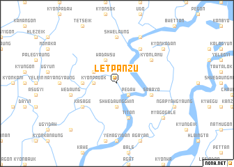 map of Letpanzu