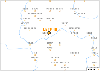 map of Letpan