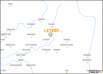 map of Letpan