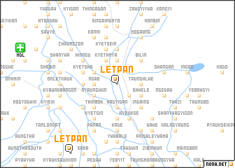 map of Letpan