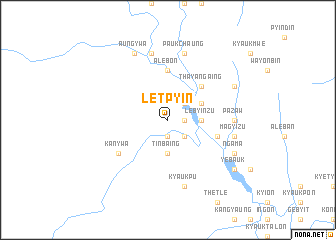 map of Letpyin