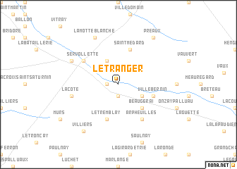 map of Le Tranger