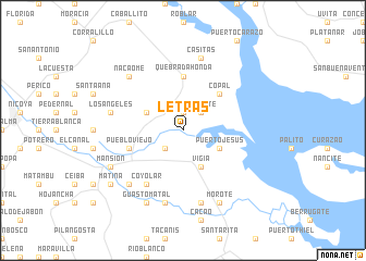 map of Letras