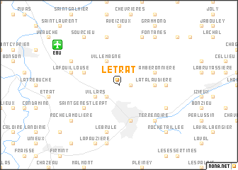 map of LʼÉtrat